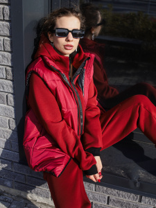 Жилет BASE женский, бордо