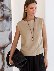 Топ женский бежевый