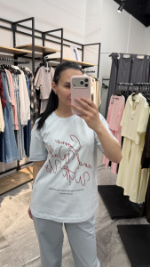 Футболка, голубой