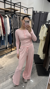 Комплект, светло-розовый