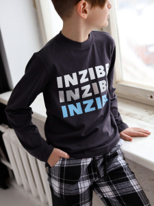 Лонгслив INZIBE JUNIOR, графит