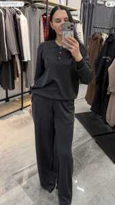 Костюм трикотаж, серый