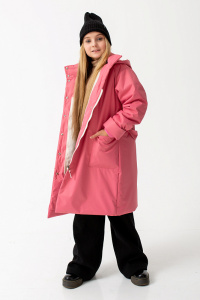 Пальто, розовый