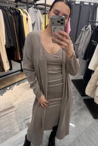 Кардиган кашемир, кофе