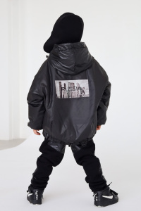 Куртка демисезонная RUSSIA KIDS, черная