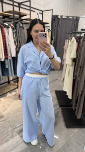 Костюм, голубой