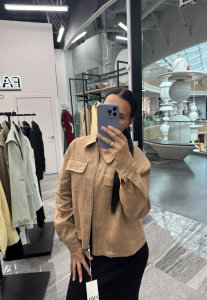 Бомбер, разноцветный (песочный)