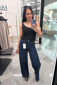 Джинсы, разноцветный (синий)