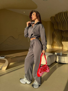 Костюм спортивный, серый