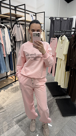 Костюм, розовый