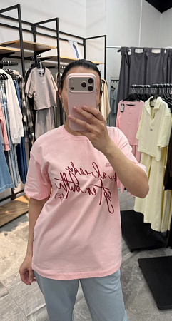 Футболка, розовый