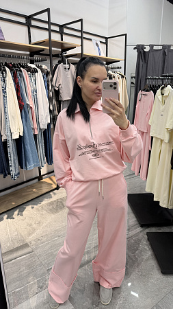 Костюм, розовый