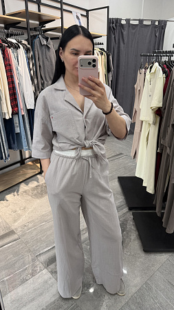 Костюм, светло-серый