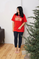 Костюм, красный