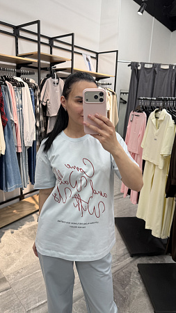 Футболка, голубой