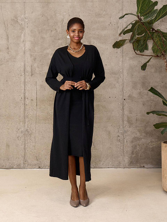 Платье кашемир, черный