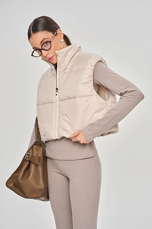 Жилет, кремовый